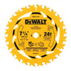 DeWalt 7-1/4-in. (184mm) 24 Tooth Circular Saw Blade