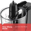 Black & Decker One-Touch 1.5 Cup Capacity Black Chopper