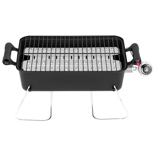 Char-Broil 1-Burner Deluxe Portable Propane Gas Table Top Grill in Black
