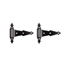 National Ornamental T-Hinge 7, Black