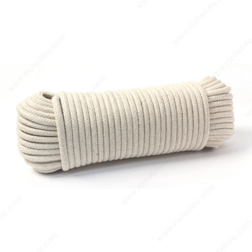 Richelieu Hardware Cotton Polyester Diamond Braid Clothesline Rope