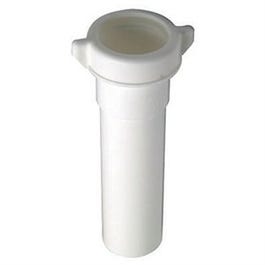 Lavatory Kitchen Drain Extension Tube, Plastic, 1.25 or 1.5-In. O.D. x 8-In.