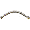 B&K 3/4 In. FPT x 3/4 In. FPT x 24 In. L Stainless Steel Water Heater Connector