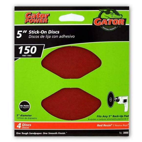 Gator Stick-On Sanding Discs 150 Grit (150 Grit)