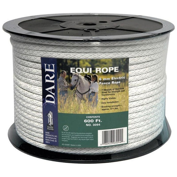 POLY EQUI-ROPE (600 FEET, WHITE)