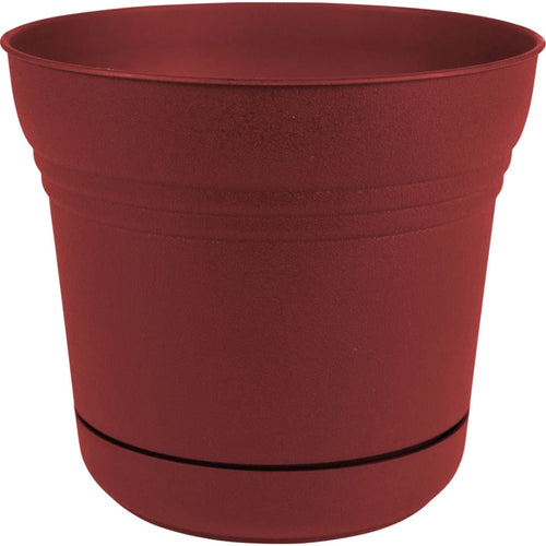 SATURN PLANTER (12 INCH, BURNT RED)