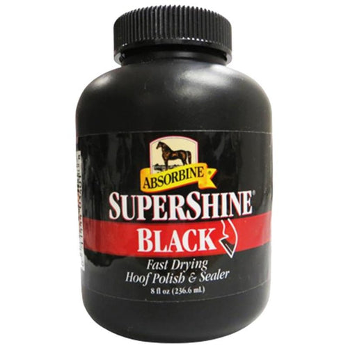 Absorbine® SuperShine Hoof Polish Black (8 OZ)